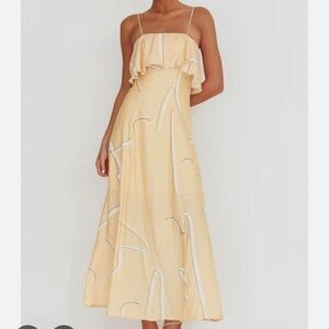 Selfie Leslie Cressida Line Ruffle Maxi Dress